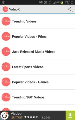 VideoX android App screenshot 2